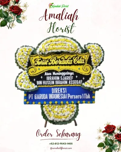 Papan Bunga Duka di Cilenggang
